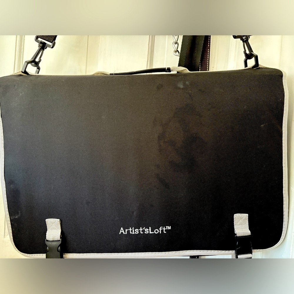 Artists Loft large assortment of art supplies. Watercolors, pastels, charcoal.